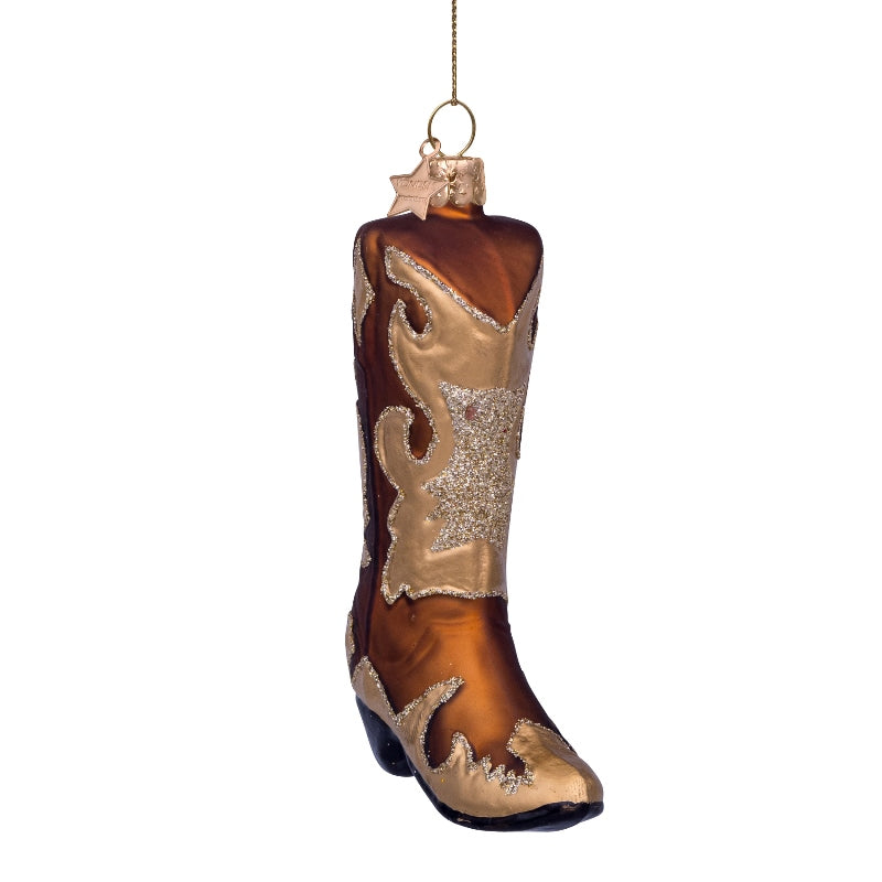 Christbaumkugel Cowboystiefel