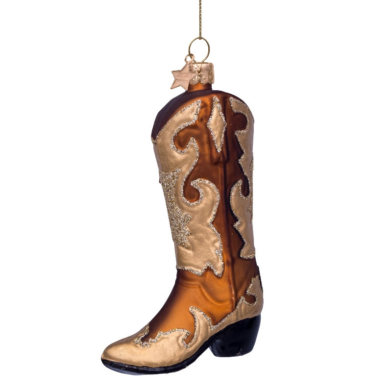 Christbaumkugel Cowboystiefel