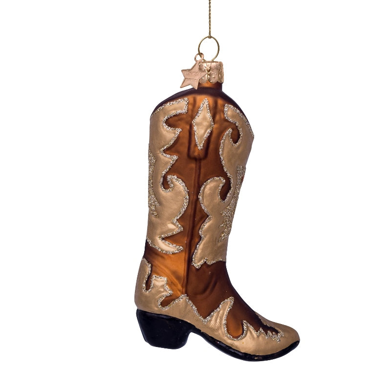 Christbaumkugel Cowboystiefel