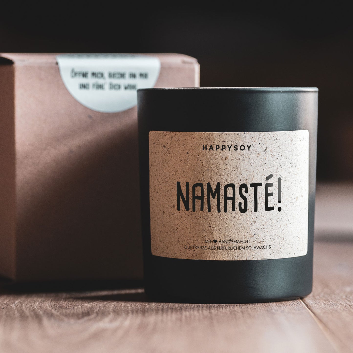 Sojawachskerze Namasté