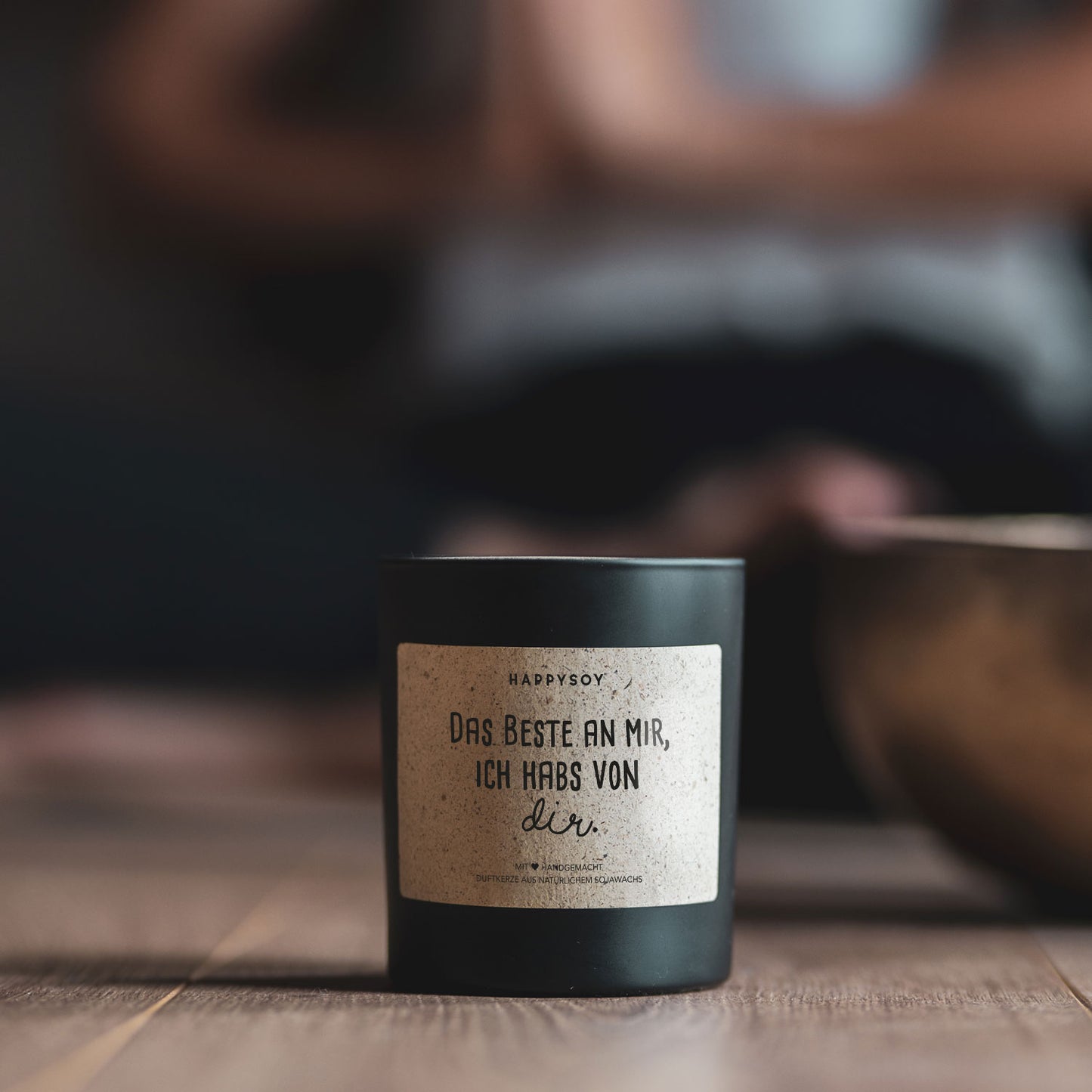 Sojawachskerze Das Beste an mir, ich hab's von dir
