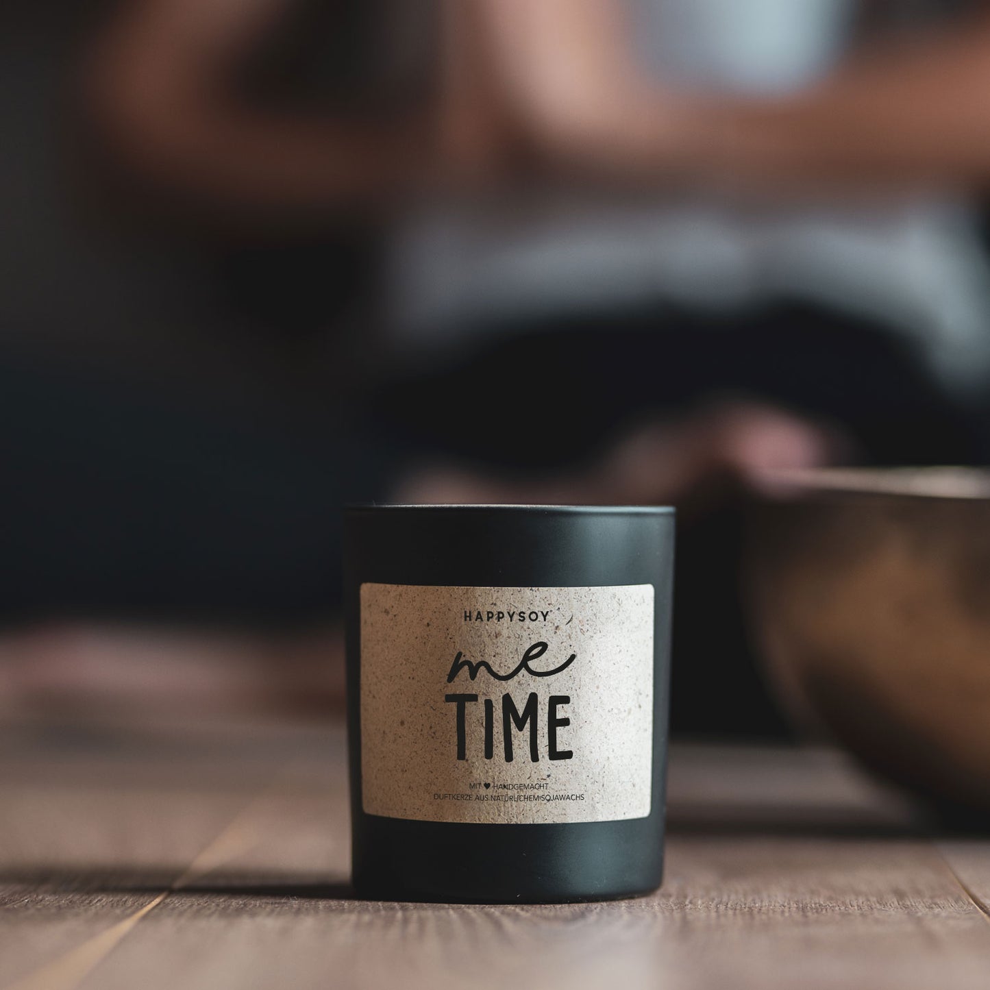 Sojawachskerze Me time