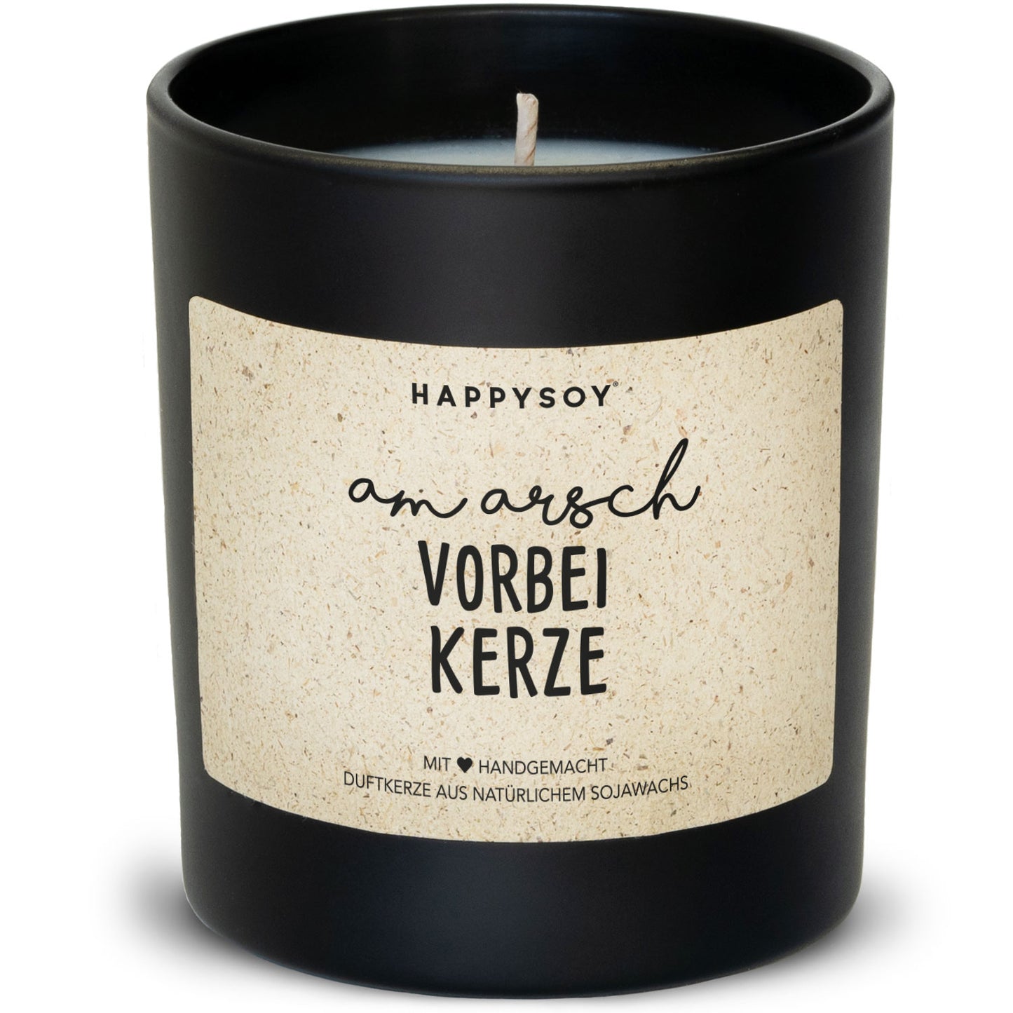 Sojawachskerze Am Arsch vorbei