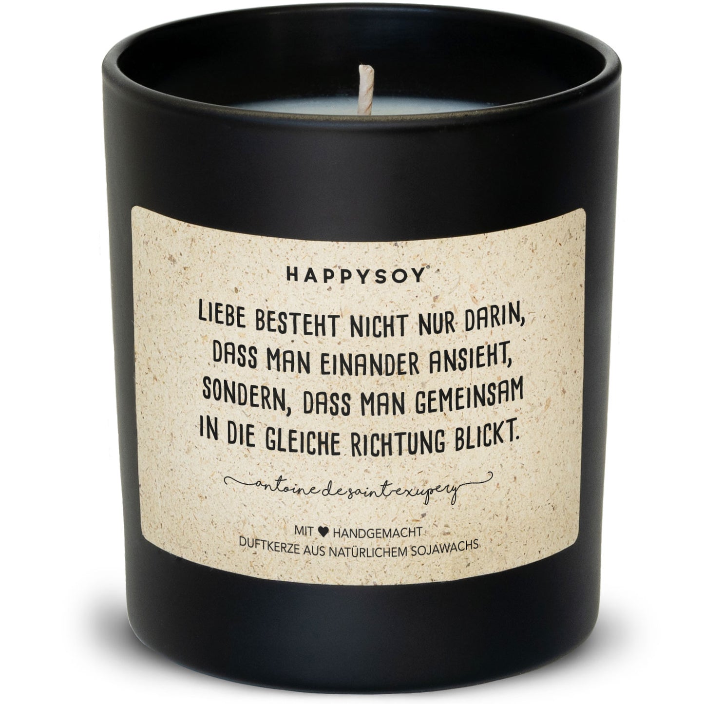 Sojawachskerze Liebe
