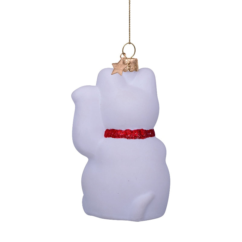 Christbaumkugel Lucky Cat