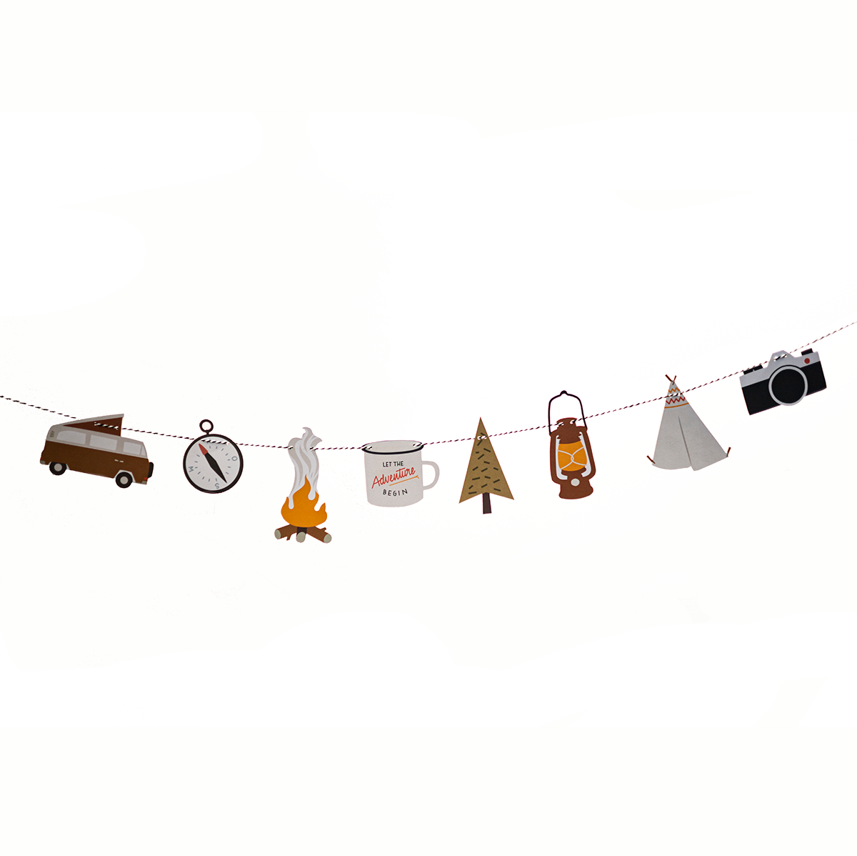 Papiergirlande Abenteuer