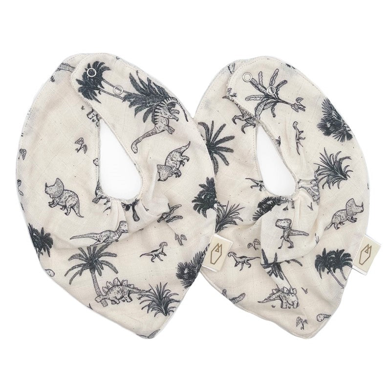 Bandana-Lätzchen Dino 2er Set
