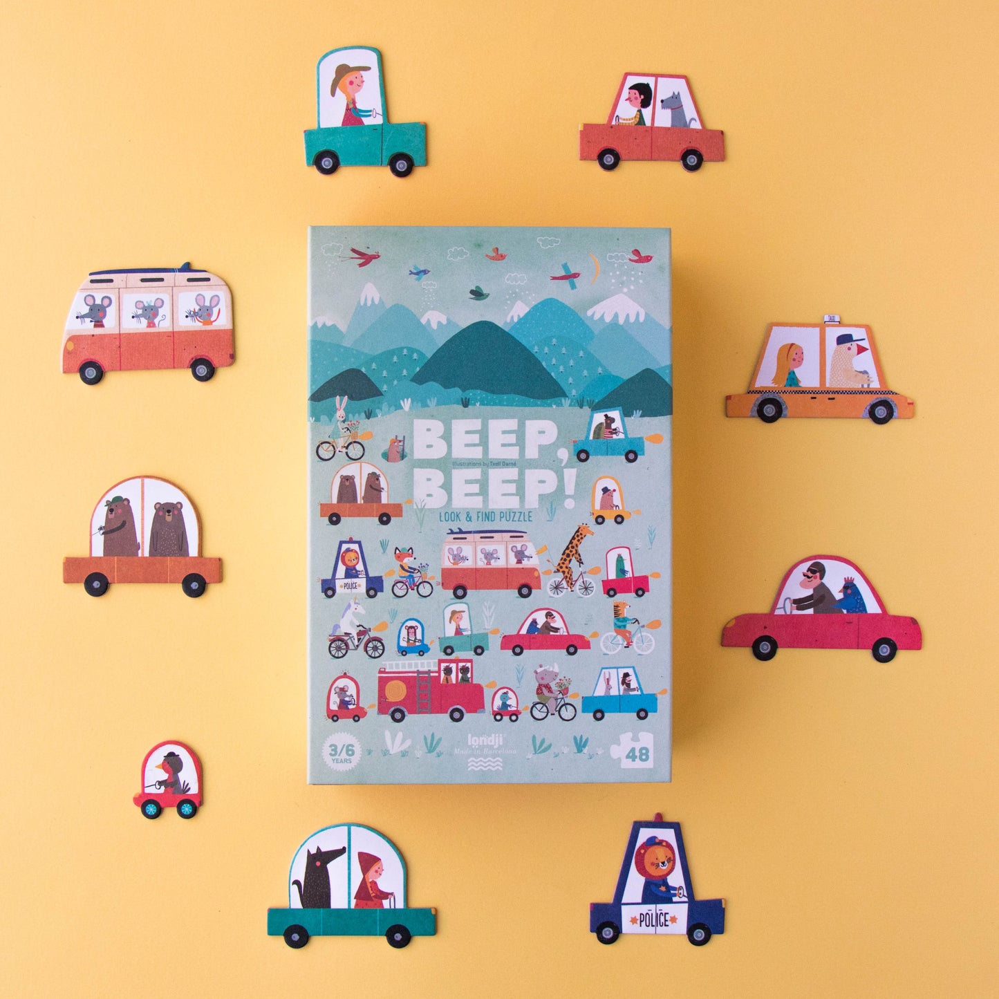 Beep, Beep! Look & Find Puzzle