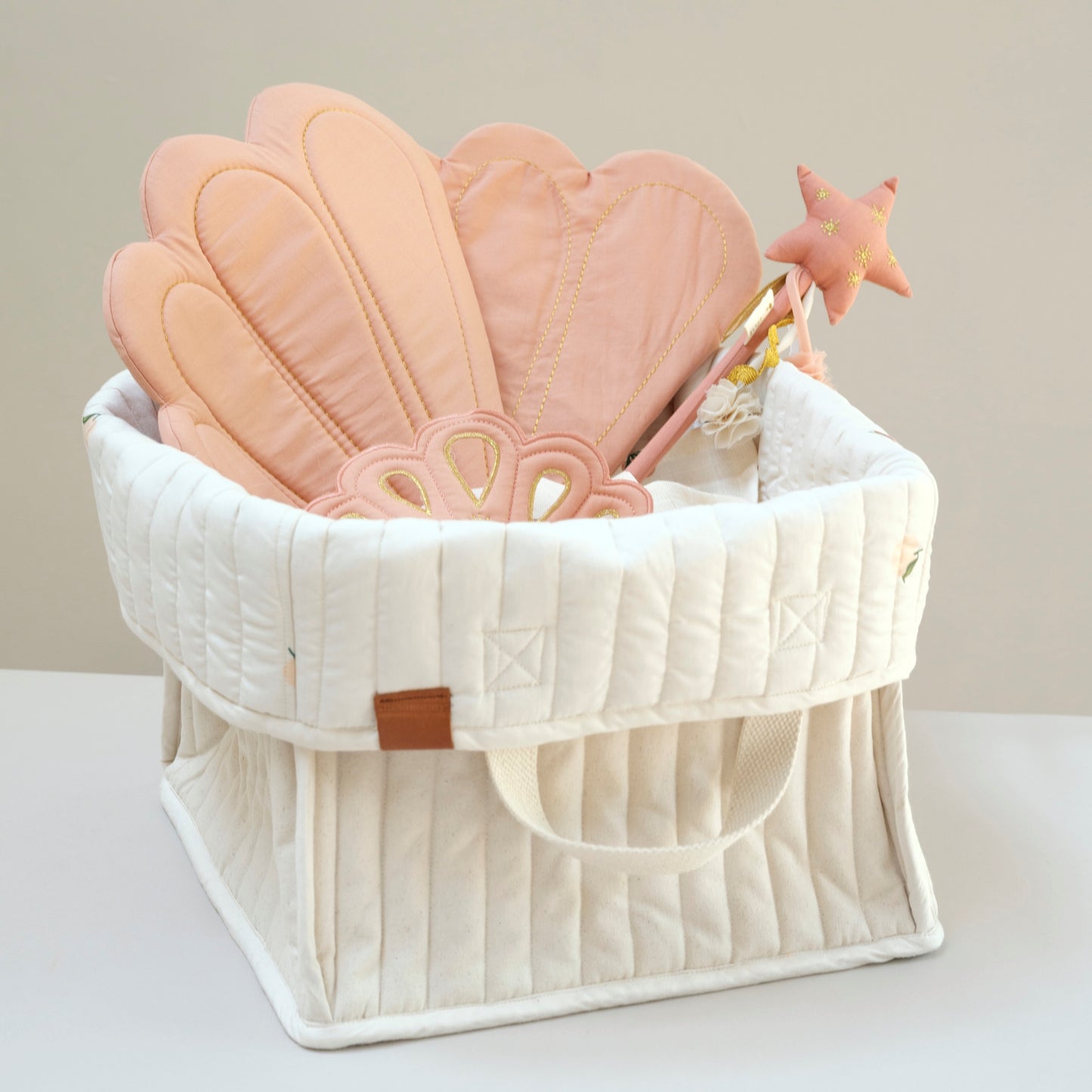 Gesteppter Aufbewahrungskorb