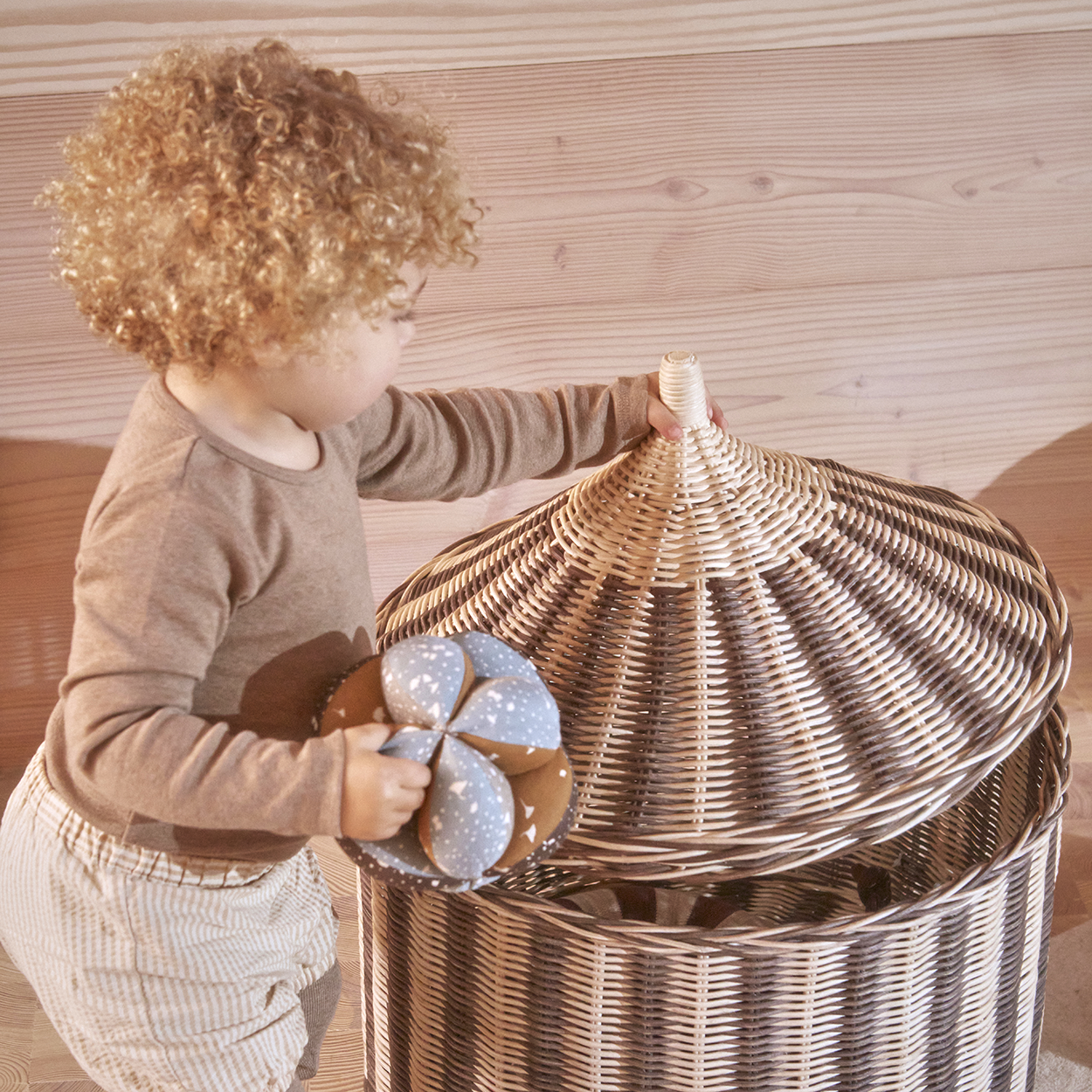 2er Set Zirkus Aufbewahrungskörbe