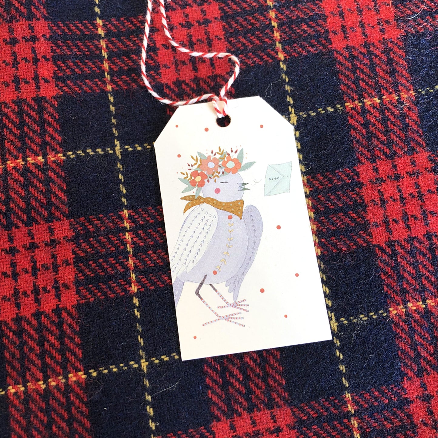 Geschenkanhänger Brieftaube (5 Stück)