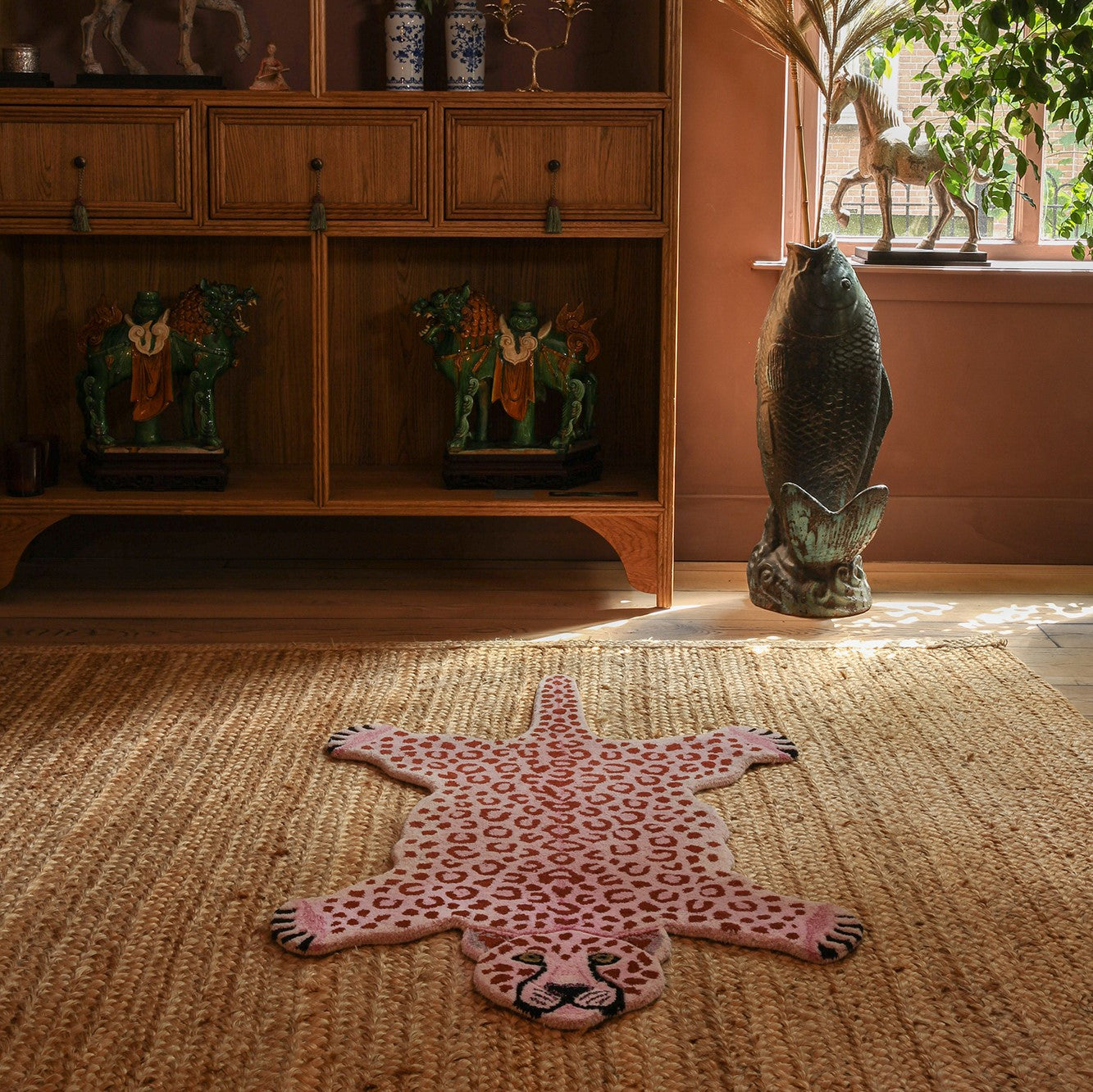 Teppich Pinker Leopard groß