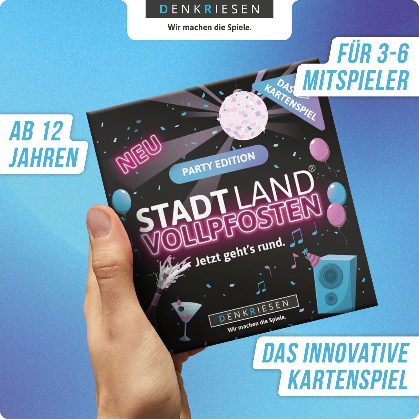 Stadt Land Vollpfosten - Party Edition