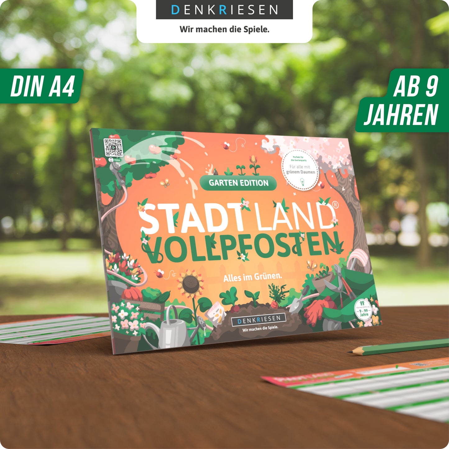 Stadt Land Vollpfosten Block - Garten Edition