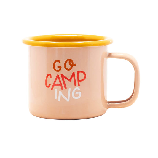 Kinder Emaille Tasse Go Camping