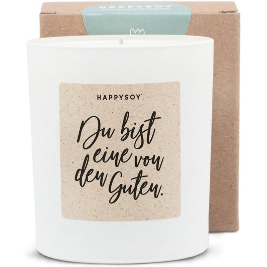 Sojawachskerze Du bist eine von den Guten