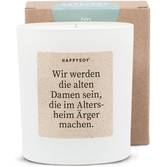 Sojawachskerze Alte Damen
