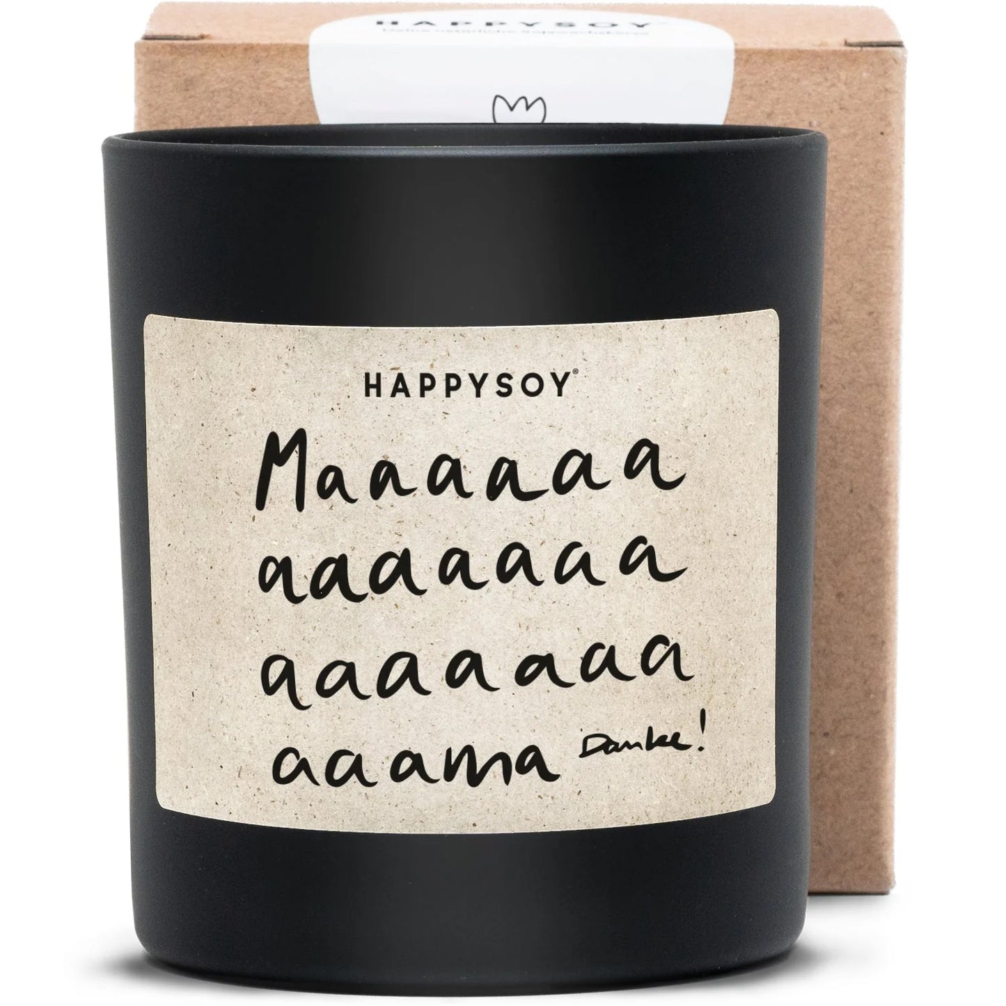 Sojawachskerze Mama