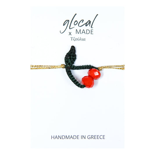 Makramee-Armband Fruity