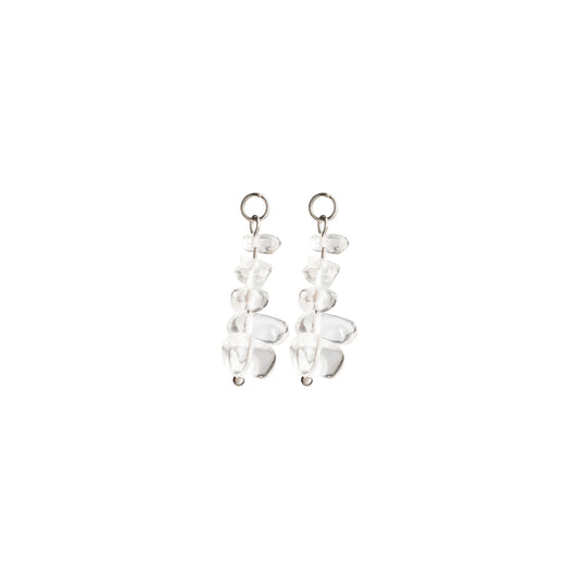 Malia Charm - Crystal Tower silber