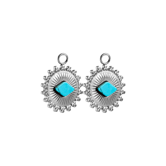 Malia Charm - Oriental silber