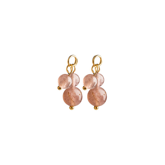 Malia Charm - Pink Infinity gold