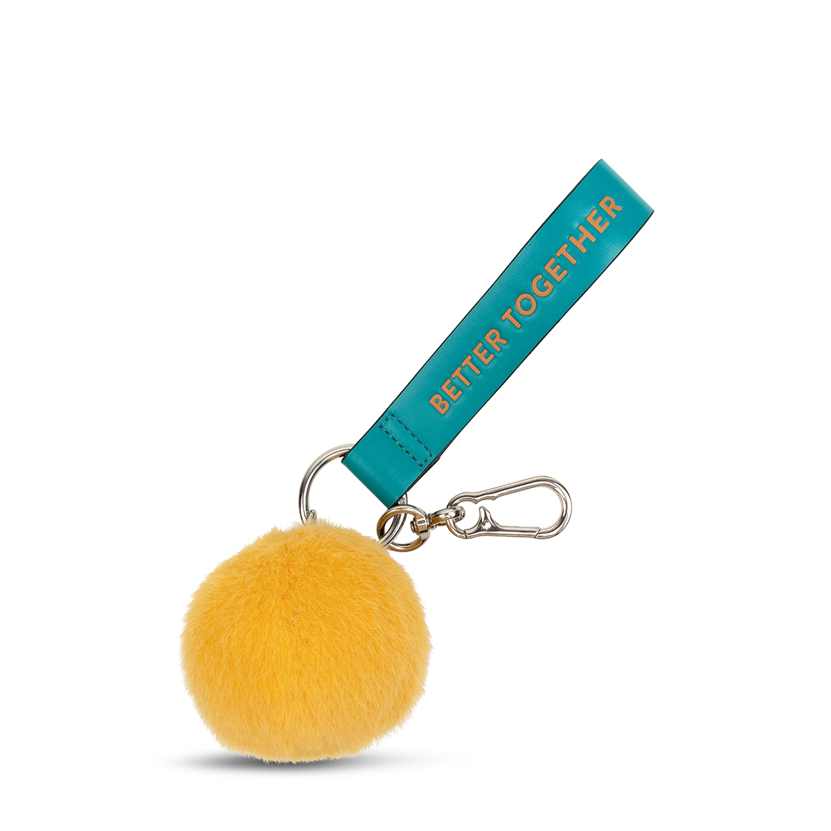 Smiley Fuzzy Bag Charm