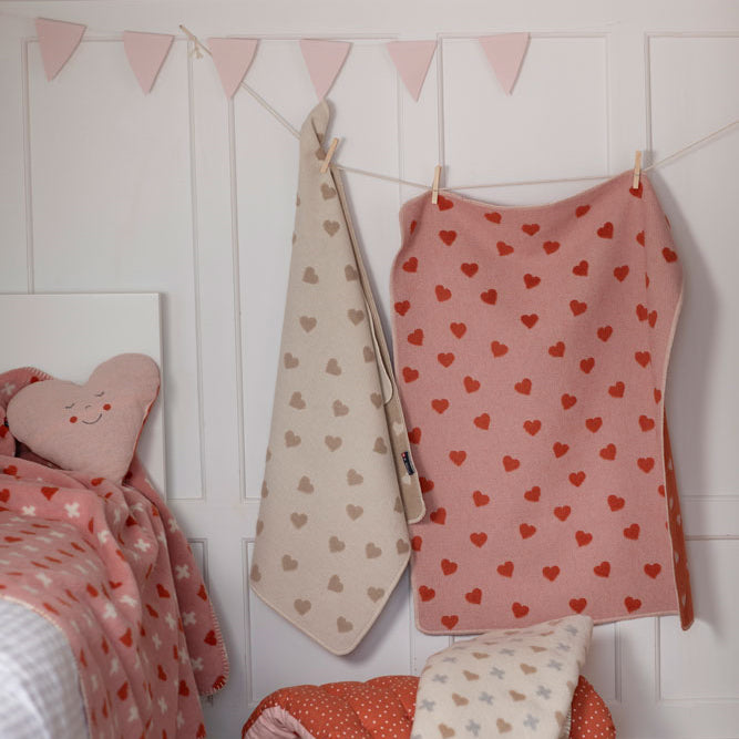 Babydecke CARLA Herzen