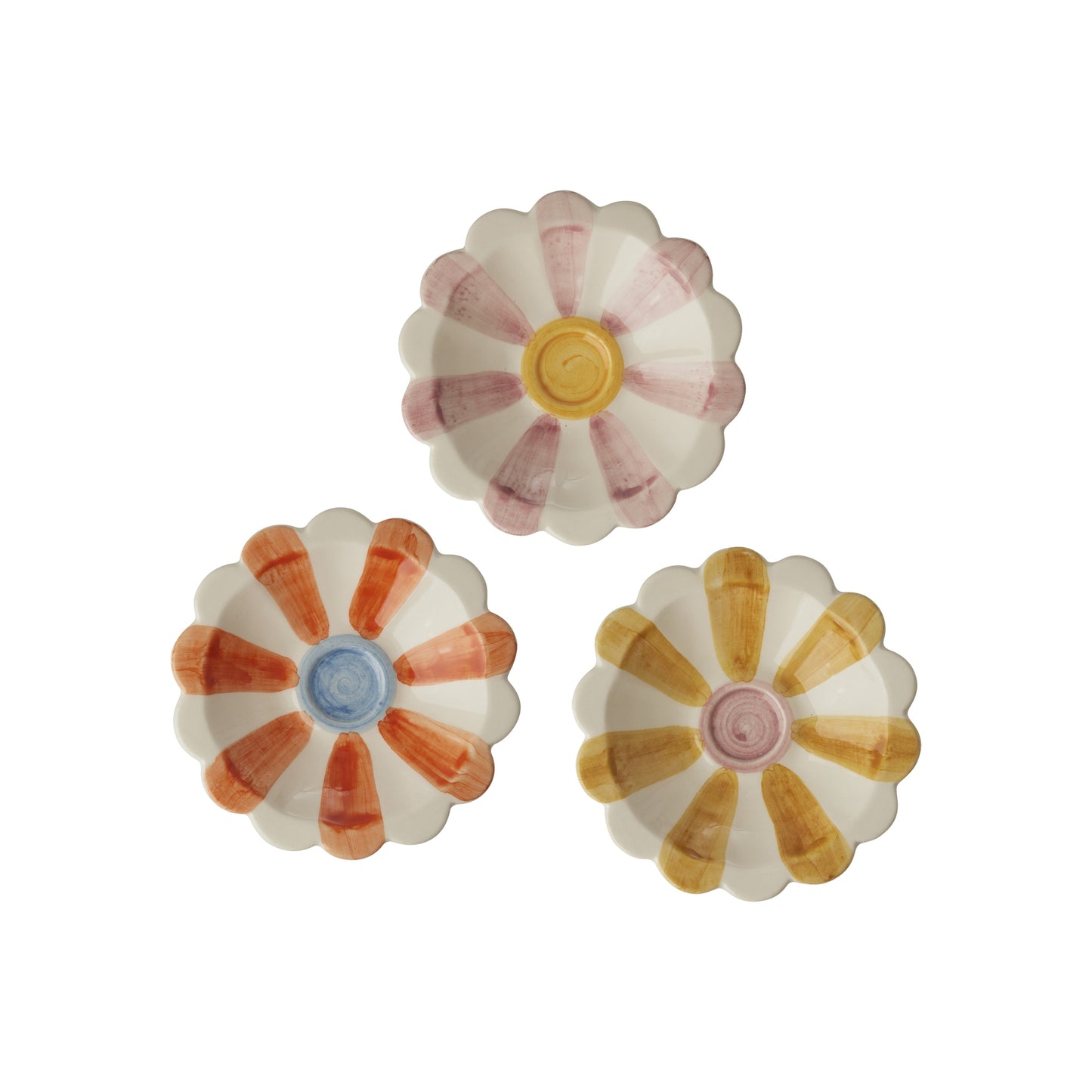 Kleines Keramik-Dipschälchen Hand-Painted