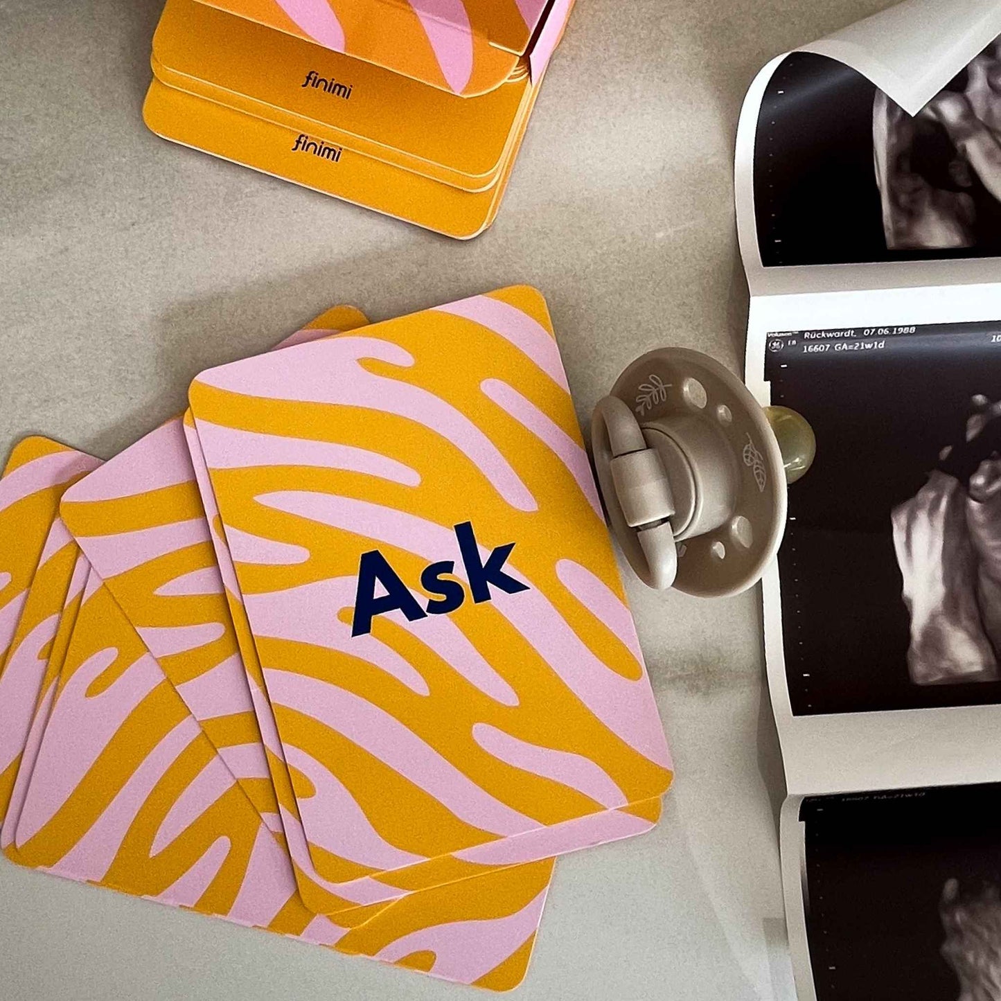 Ask&Task Kartenspiel zur Geburt