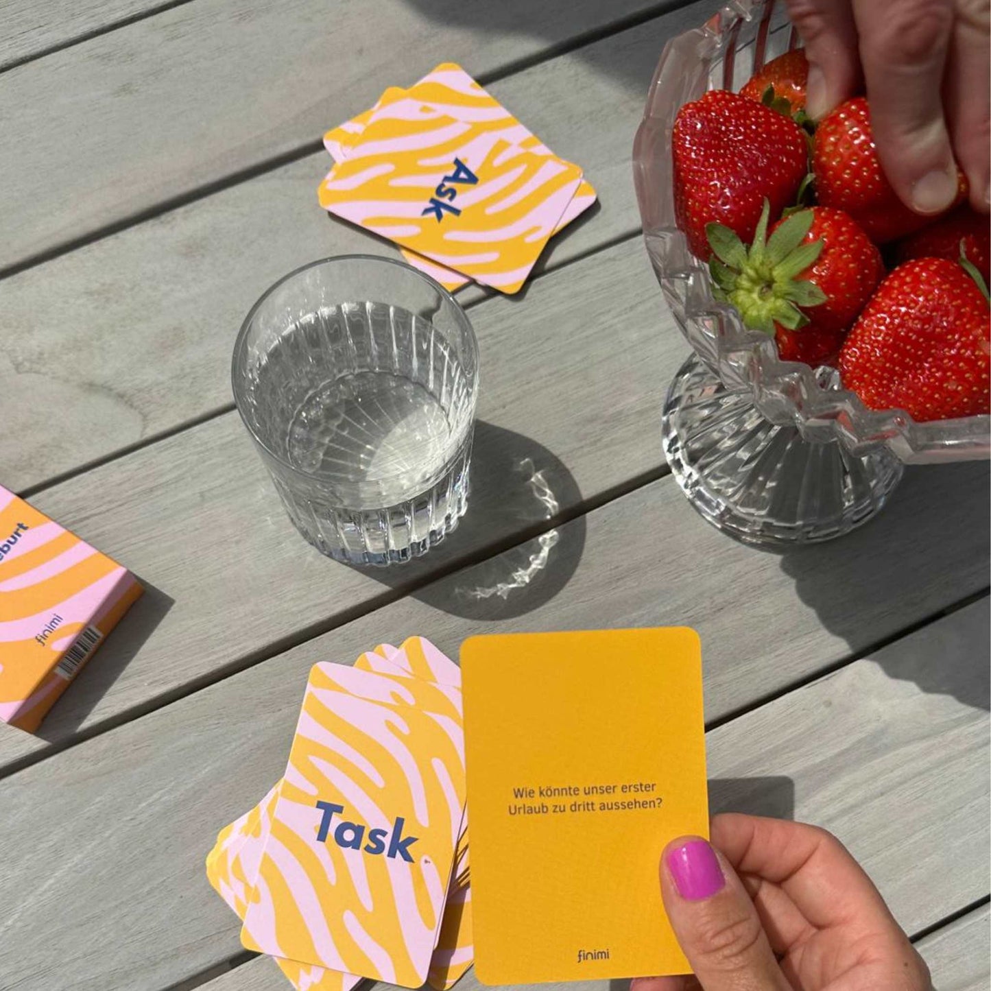 Ask&Task Kartenspiel zur Geburt