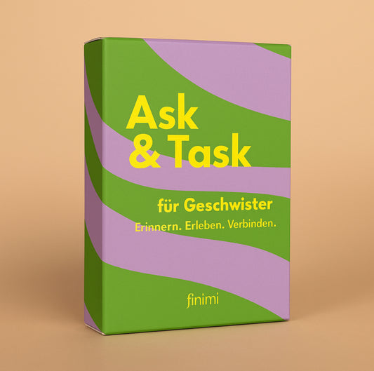 Ask&Task Kartenspiel für Geschwister