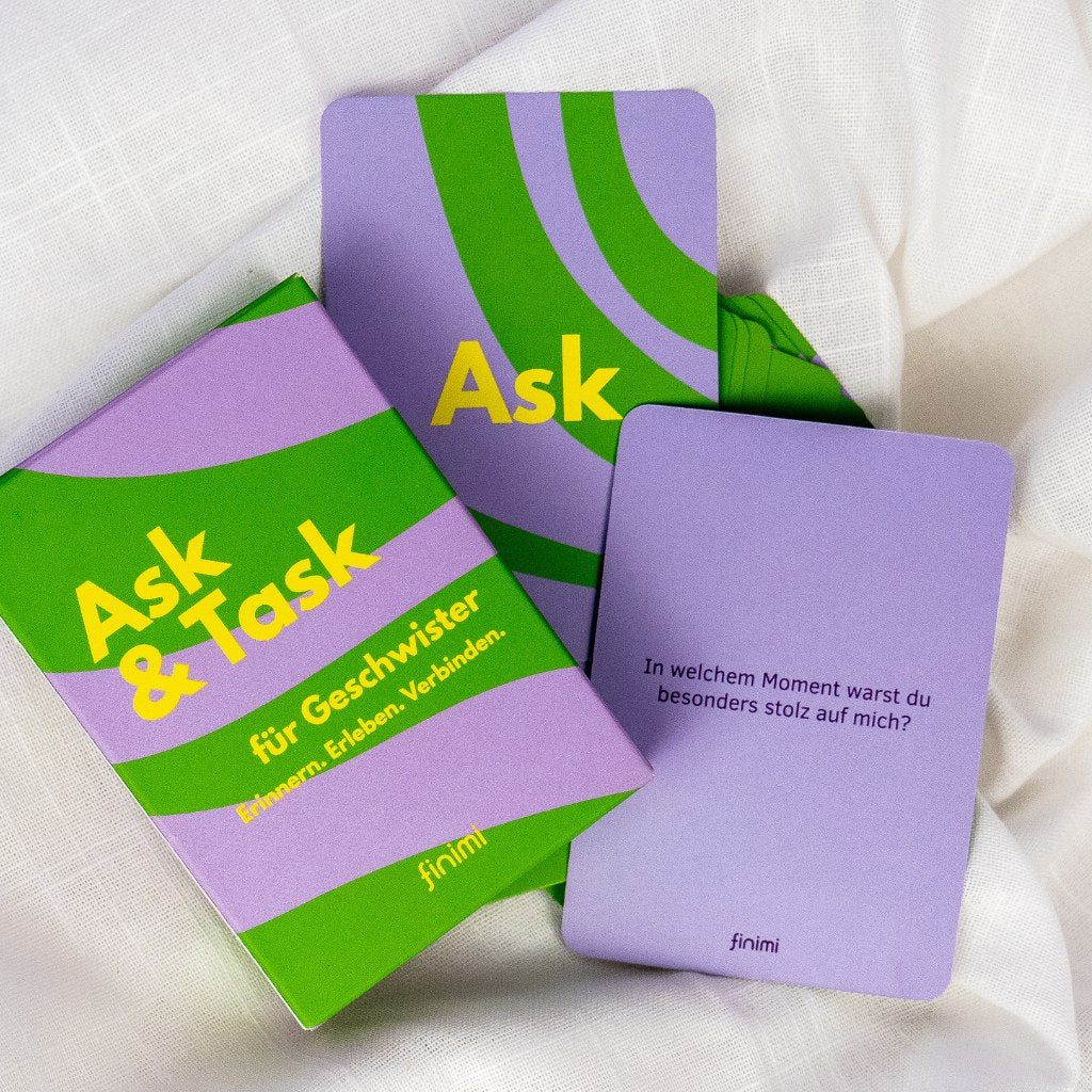 Ask&Task Kartenspiel für Geschwister
