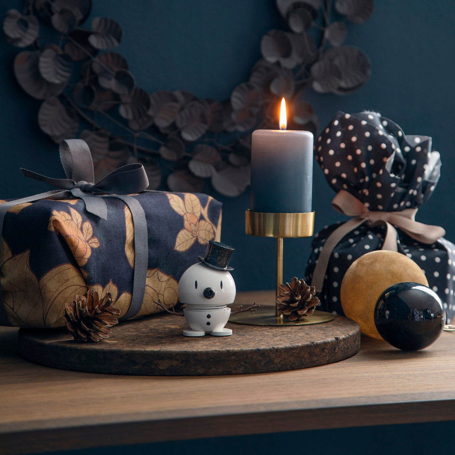 Hoptimist Schneemann S weiß/blau