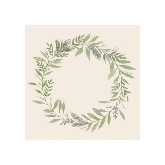 Servietten Grüner Kranz