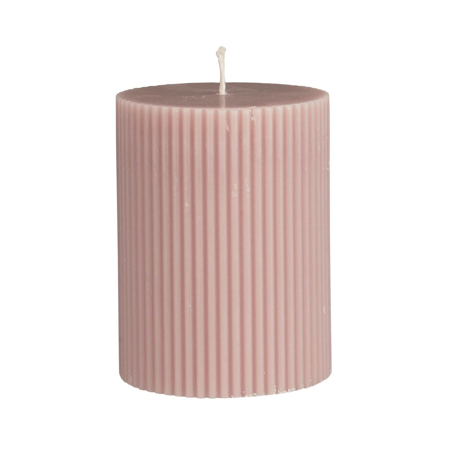 Stumpenkerze gerillt