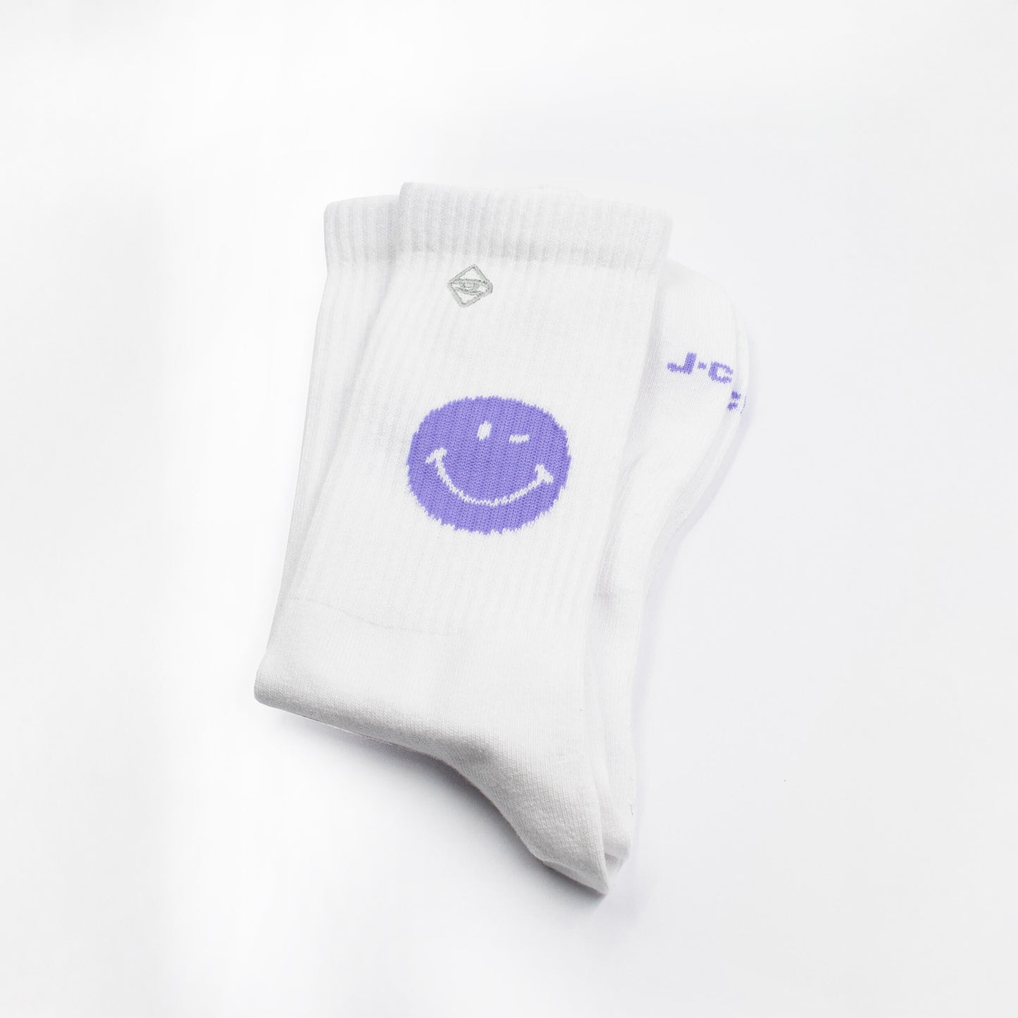 Crew-Socken Purple Smile
