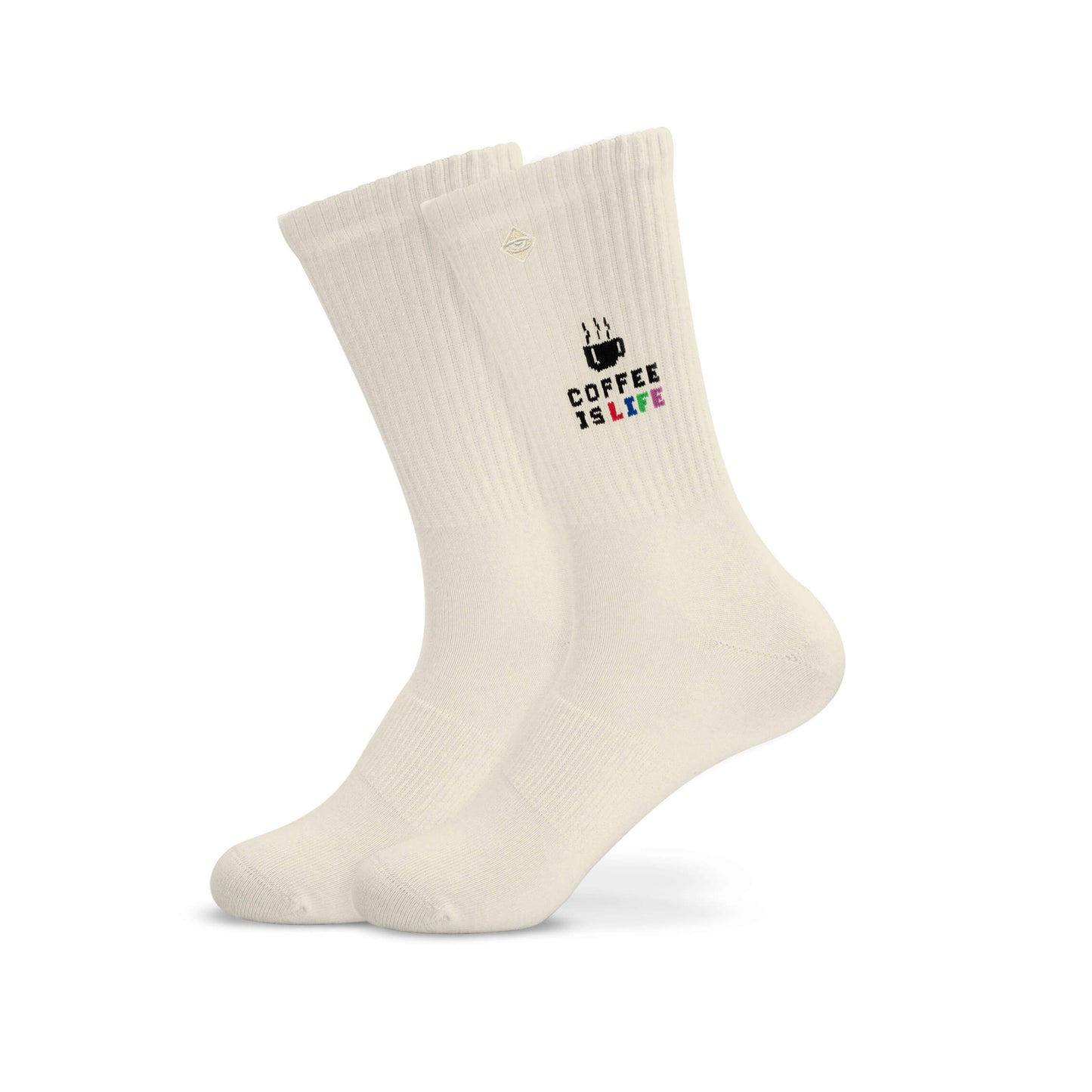 Crew-Socken Coffee is life
