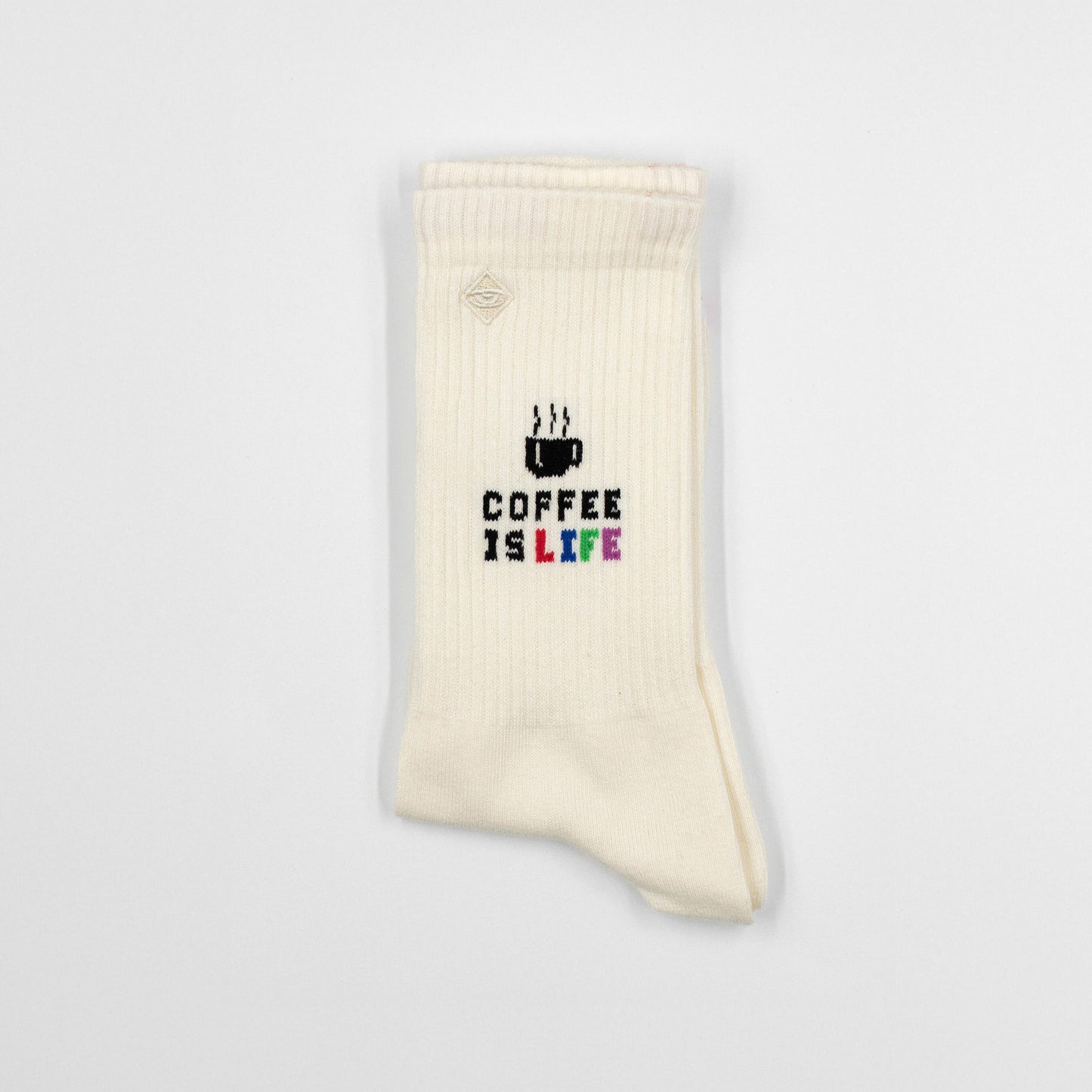 Crew-Socken Coffee is life