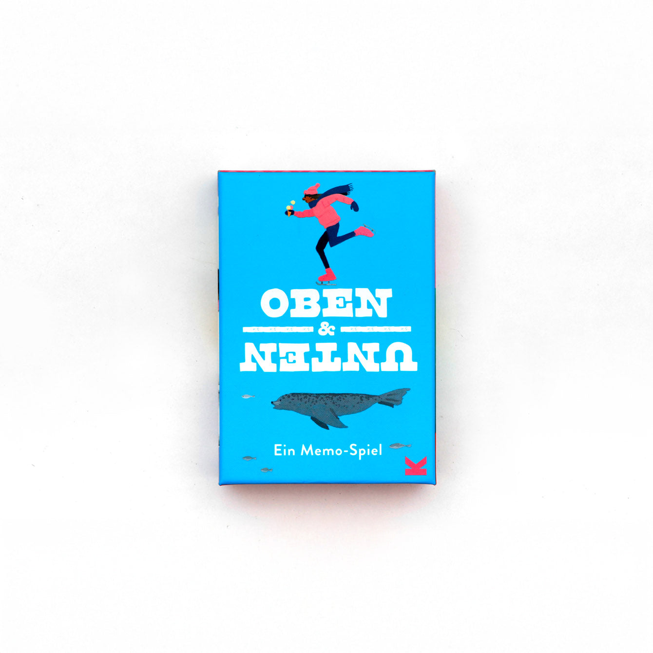 Oben & unten Memory-Spiel vom Laurence King Verlag, Verpackungsvorderseite, Draufsicht