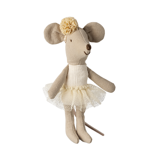Ballerina-Maus Kleine Schwester creme
