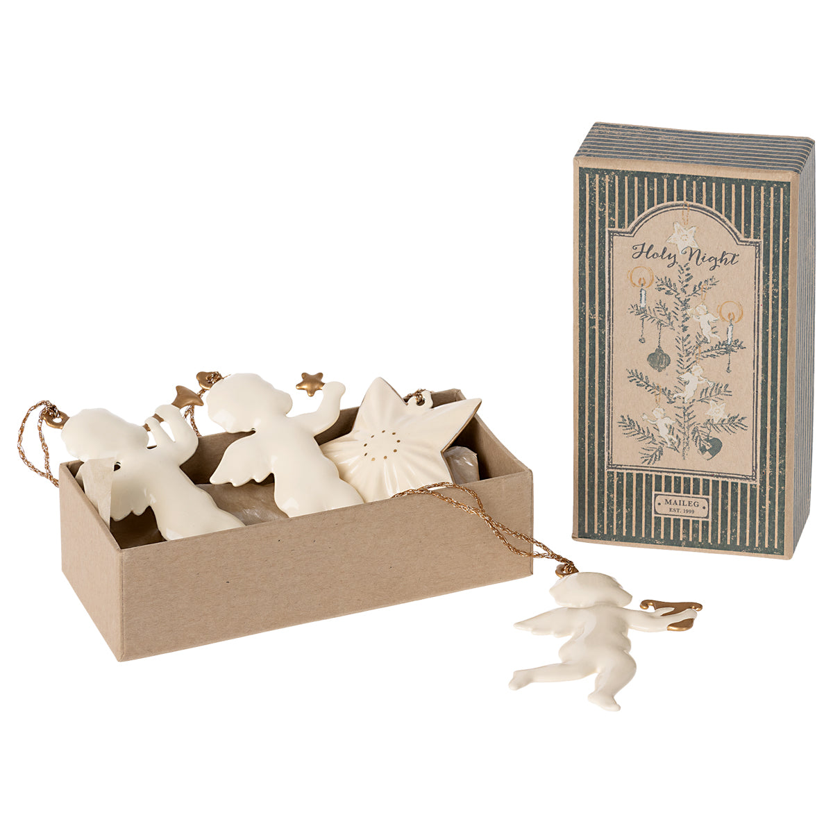 Metallornament Set - O holy night
