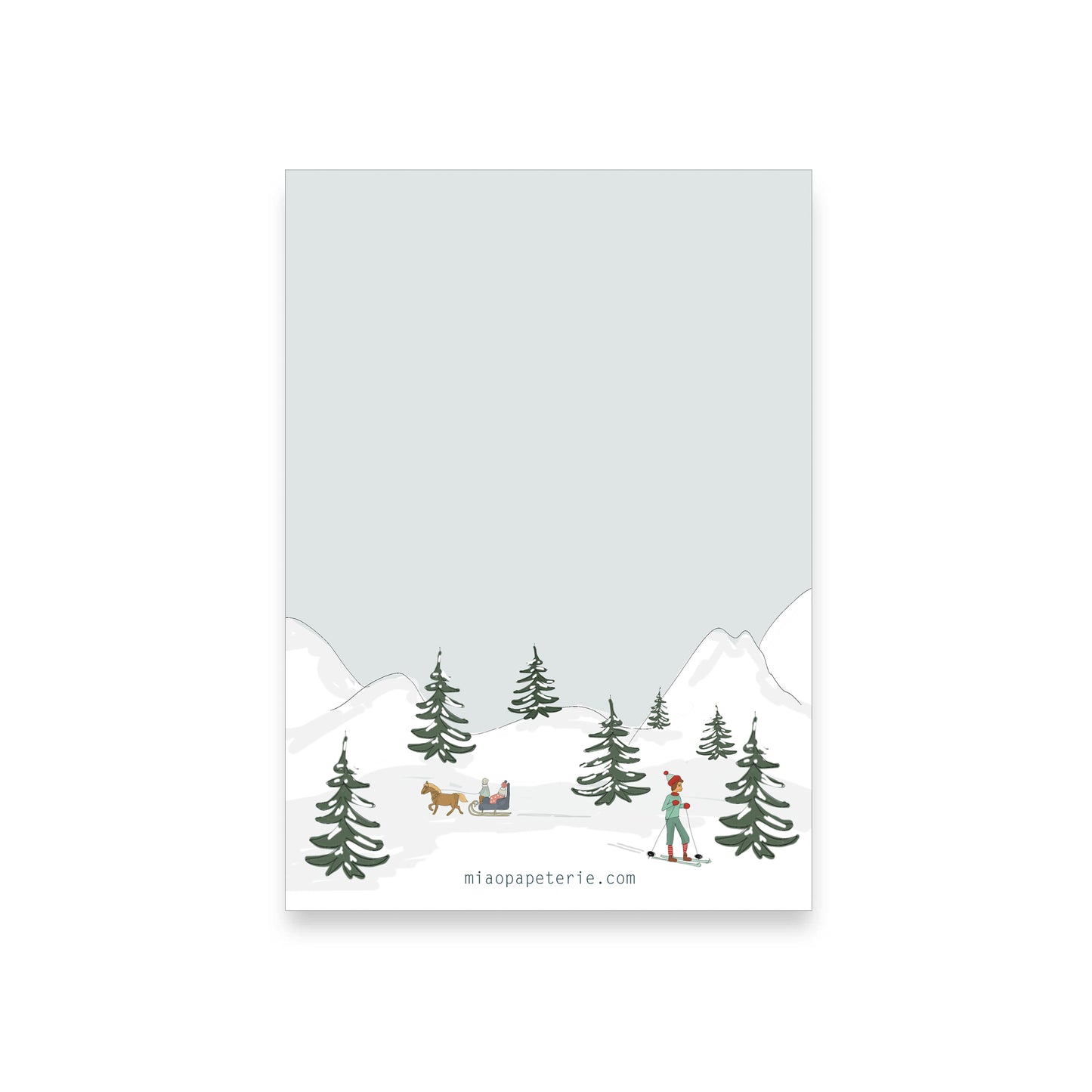 Notizblock Winter DIN A6