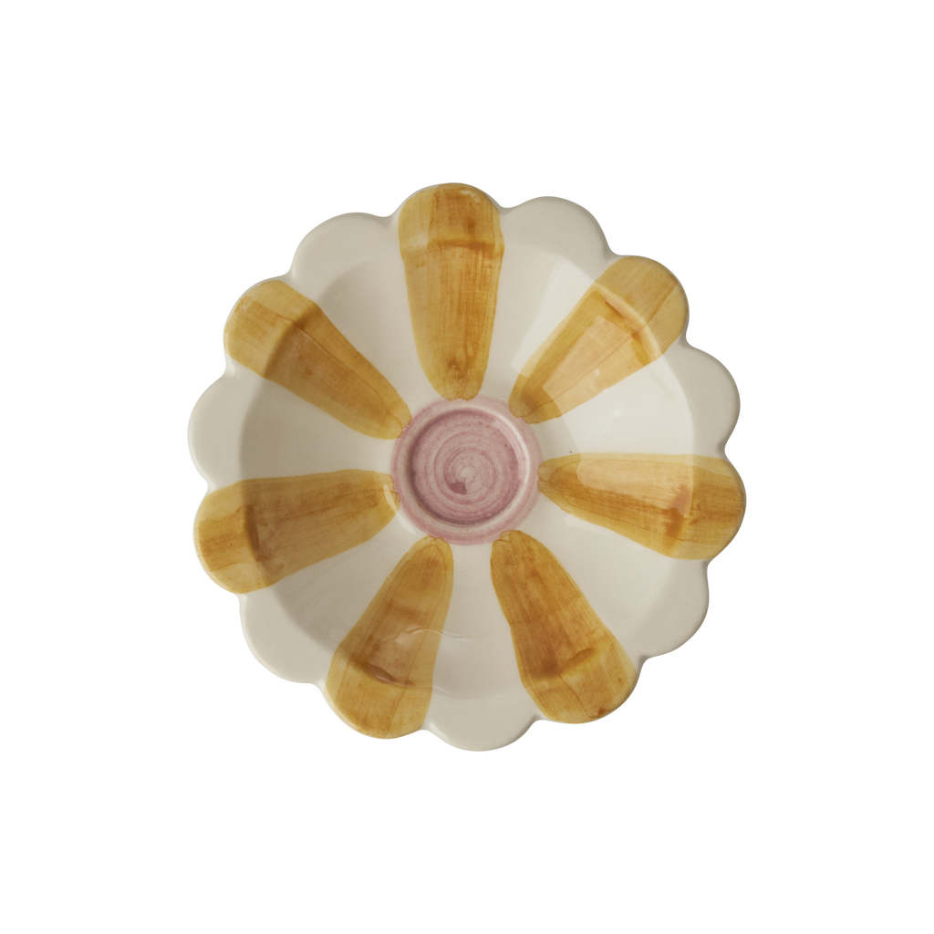 Kleines Keramik-Dipschälchen Hand-Painted