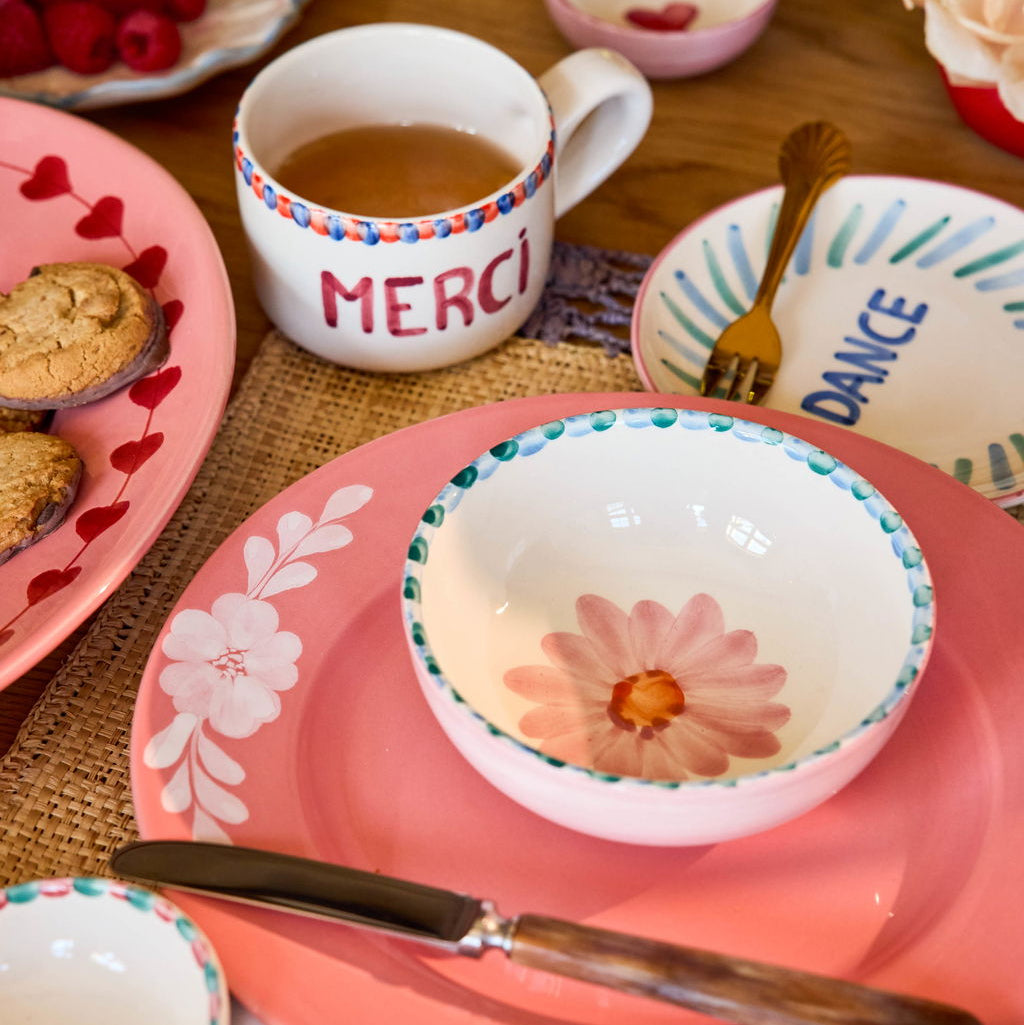 Keramikschale Hand-Painted