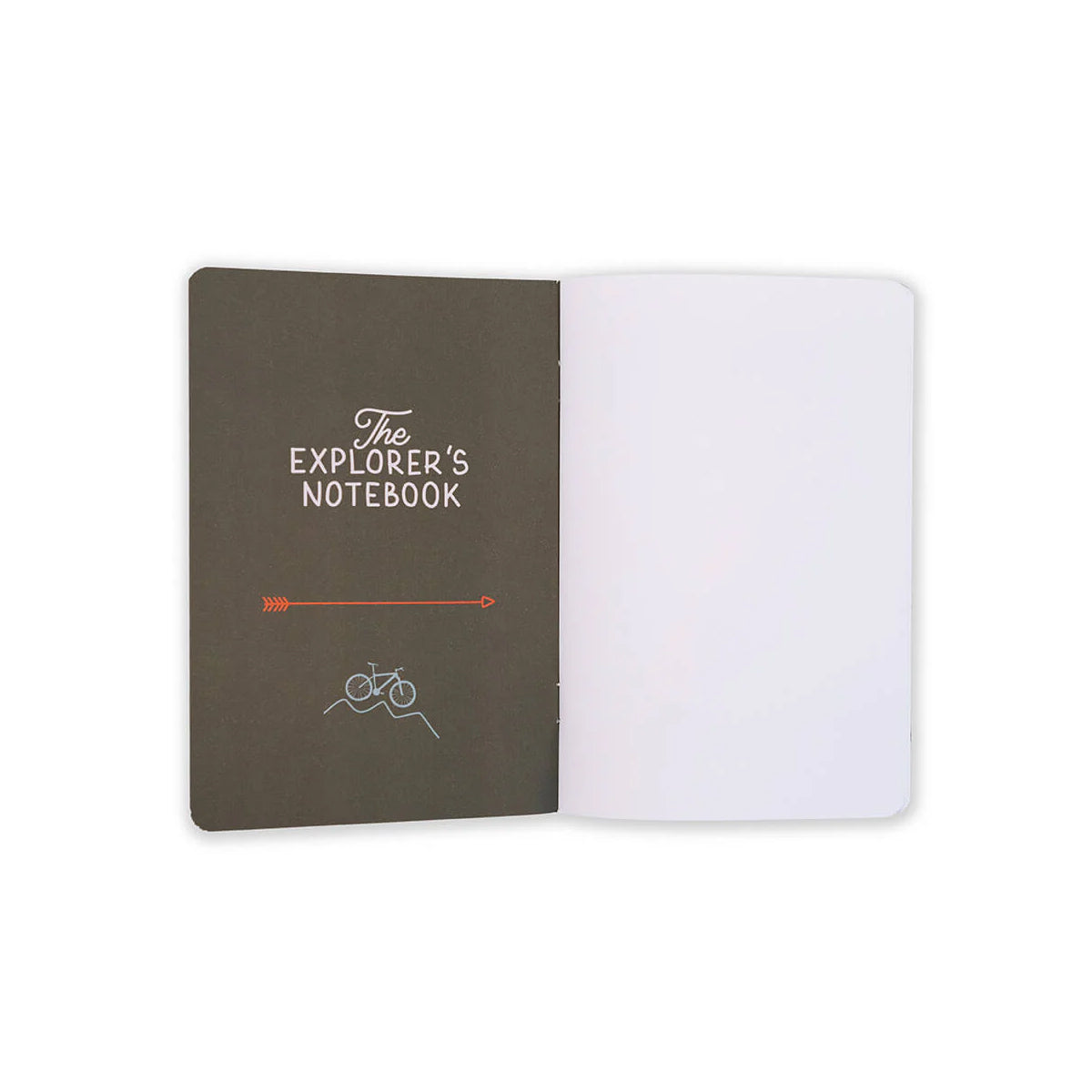 Notizheft The Explorers Notebook Radfahrer