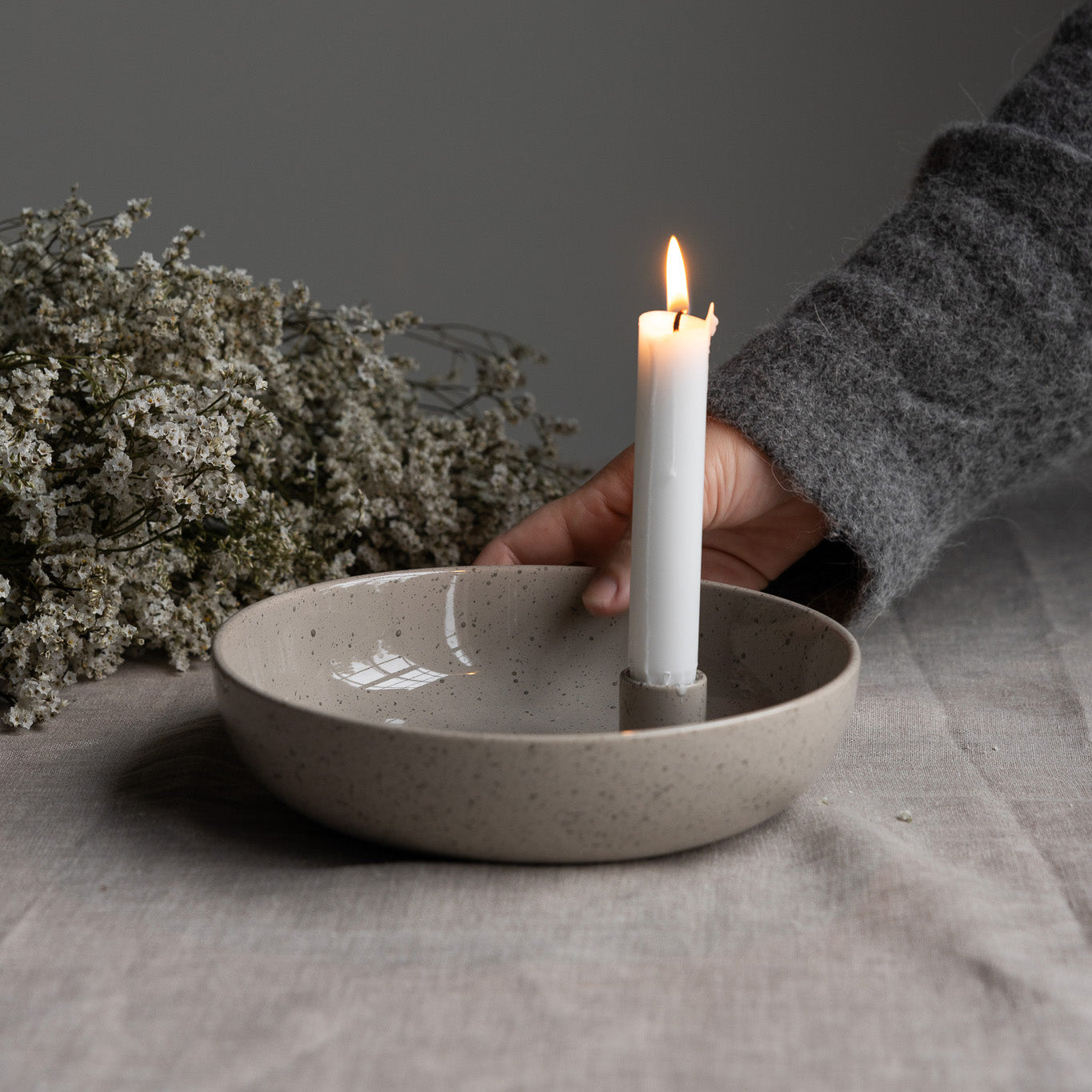 Lidatorp Keramik-Kerzenständer