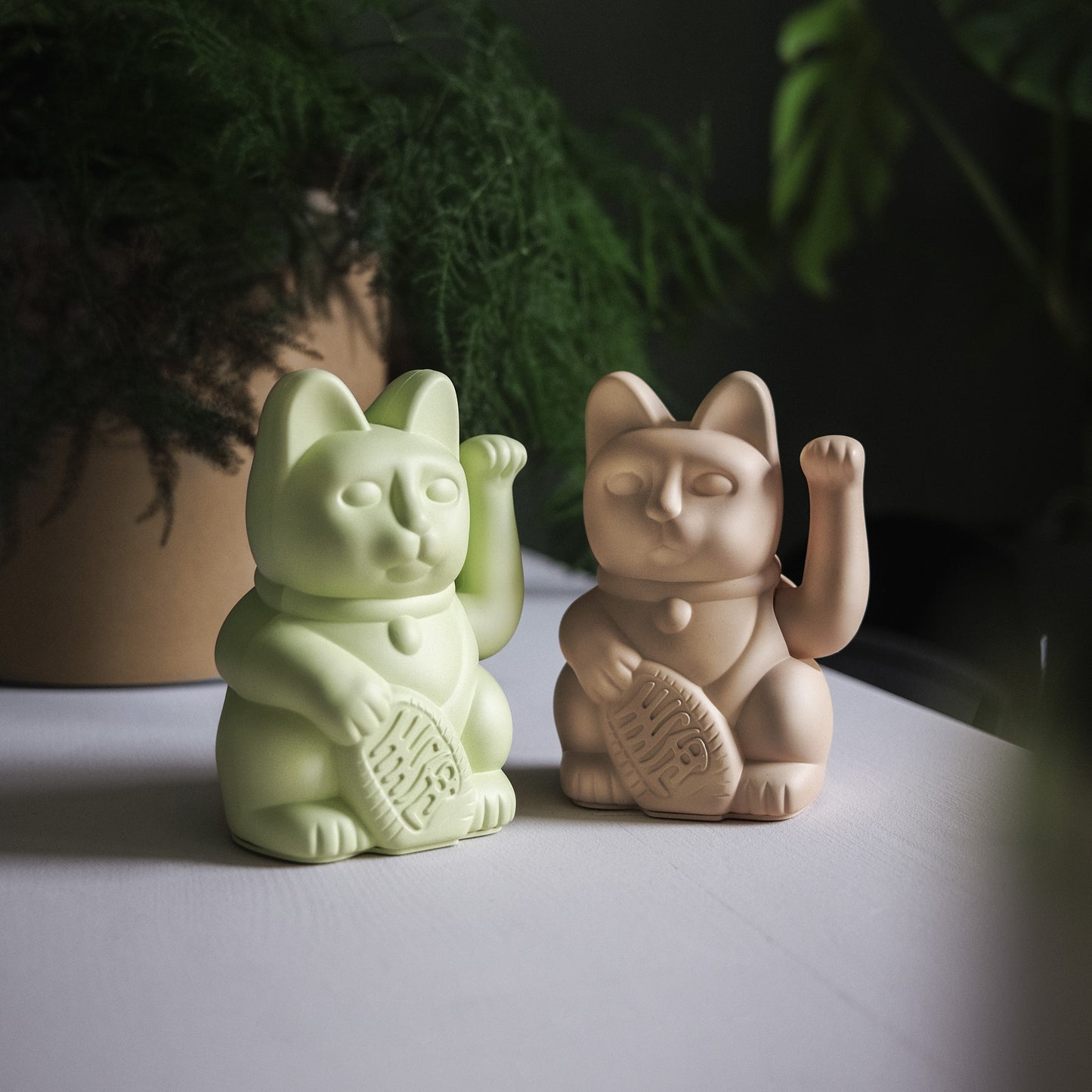 Lucky Cat Hellgrün - Entspannung