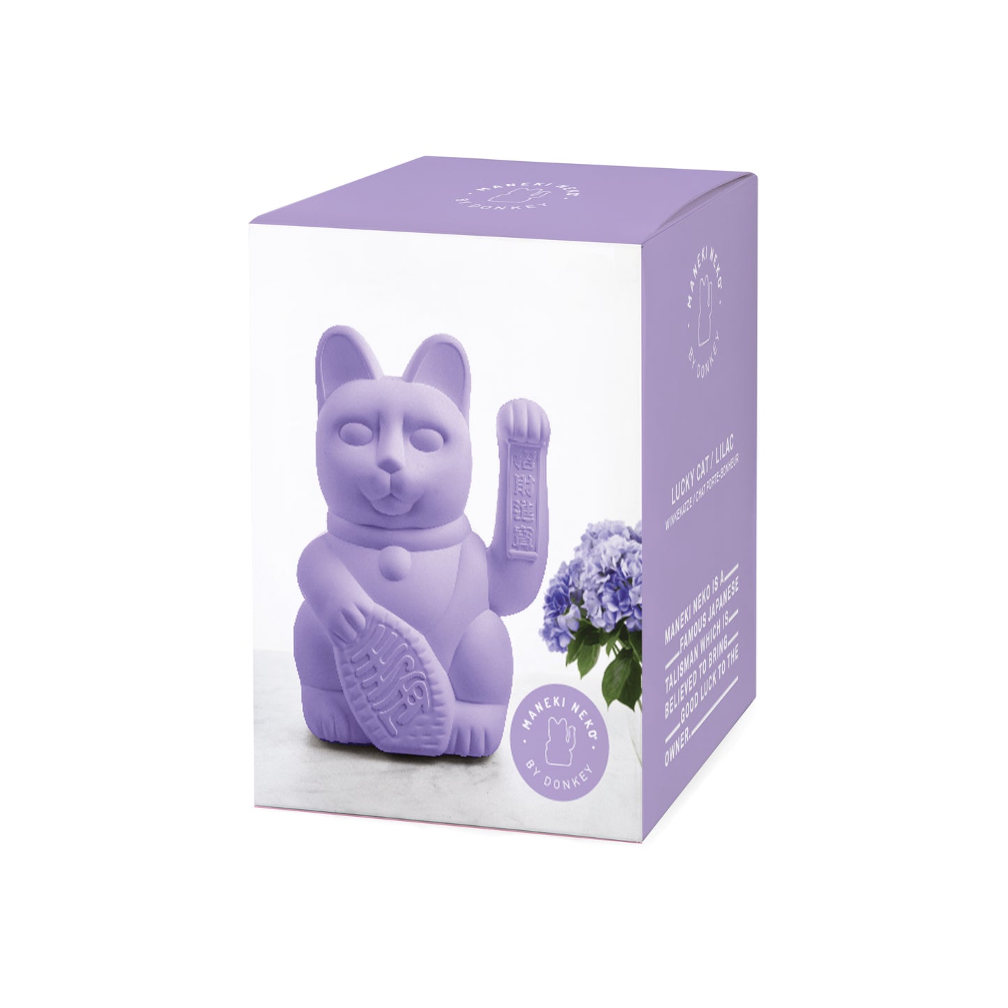 Lucky Cat Lilac Groß - Optimismus