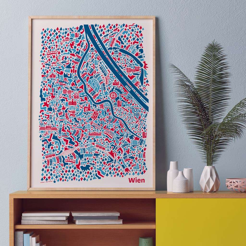 Poster Wien 50 x 70cm